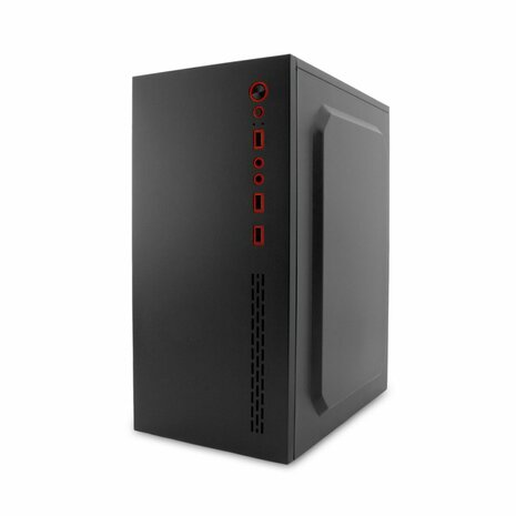ATX Semi-toren BehuizingCoolBox PCC-MPC45-1 Zwart 6