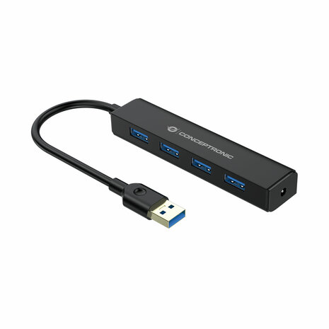USB-HUB Conceptronic C4PUSB3 Zwart 1