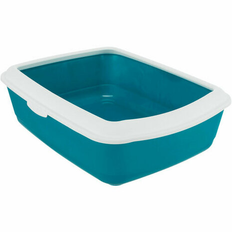 Kattenbak Trixie Classic Blauw Wit Plastic 37 × 15 × 47 cm 2