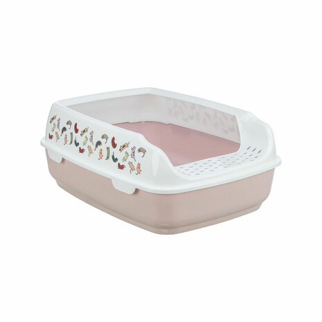 Kattenbak Trixie Delio Wit Lila Plastic 38 × 20 × 50 cm 1