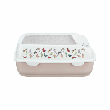 Kattenbak Trixie Delio Wit Lila Plastic 38 × 20 × 50 cm 5