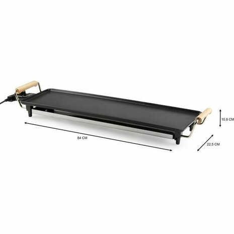 Grill DOMO DO8312TP noir 1800 W 5