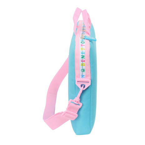 Laptoptas Benetton Unique Roze Turkoois 40 x 27 x 4 cm 3