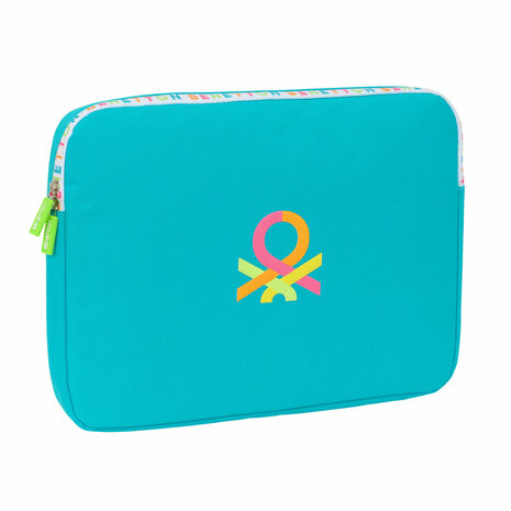 Laptophoes Benetton Summer Blauw 15,6&apos;&apos; 39,5 x 27,5 x 3,5 cm 1