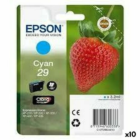 Originele inktcartridge Epson 29 Cyaan (10 Stuks) 1