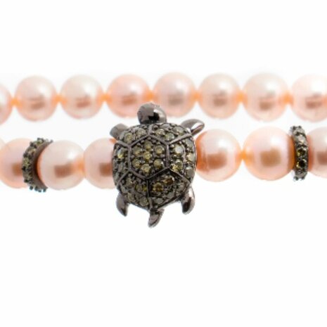 Lancaster JLA-BR-TURTLE-3-PE 16 mm Dames armband 3