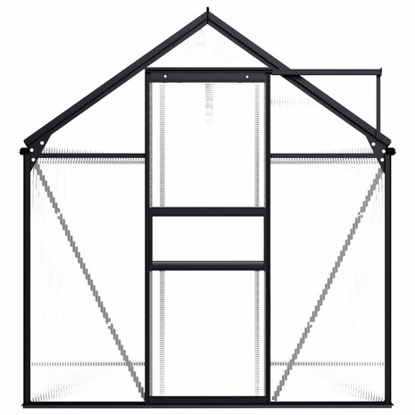 Tuinkas 3,61 m³ aluminium antracietkleurig 4