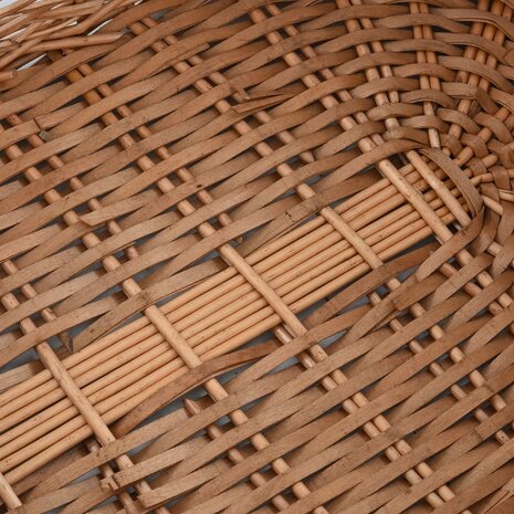 Houtmand met handvatten 78x54x34 cm natuurlijk wilgenhout 6