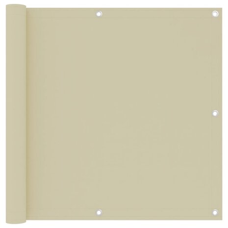 Balkonscherm 90x300 cm oxford stof crème 1