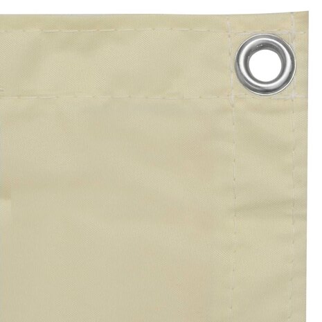 Balkonscherm 90x300 cm oxford stof crème 3