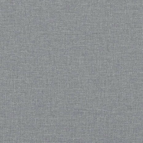 3-delige Loungeset met kussens stof lichtgrijs 8