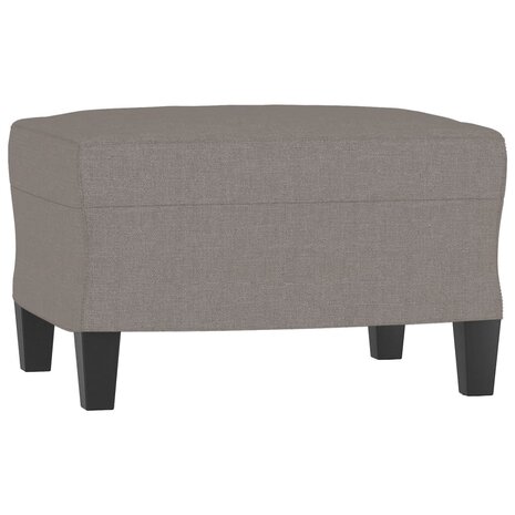 3-delige Loungeset met kussens stof taupe 5