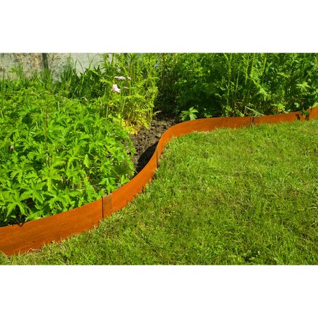 Nature Borderrand 3 st 91,4x10,2 cm cortenstaal 3