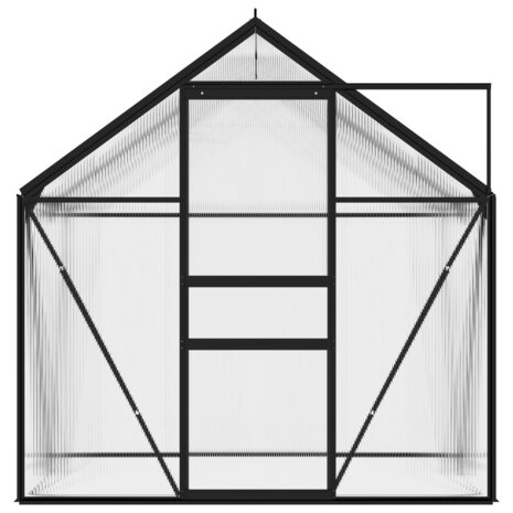 Tuinkas 2,47 m³ aluminium antracietkleurig 3