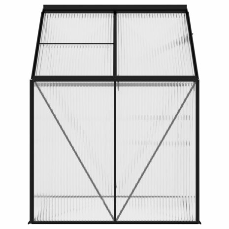 Tuinkas 2,47 m³ aluminium antracietkleurig 6