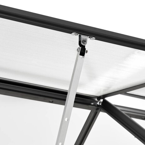Tuinkas 2,47 m³ aluminium antracietkleurig 8