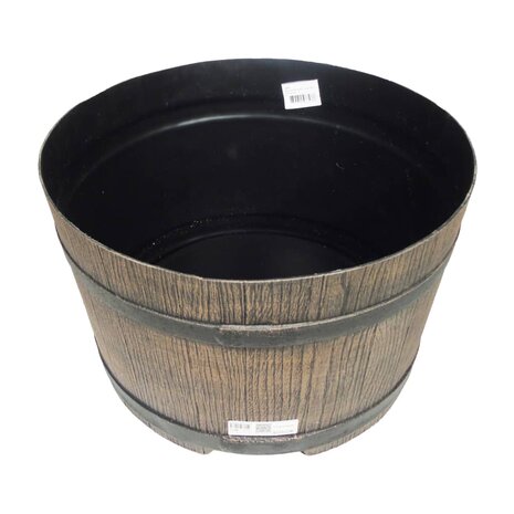 Nature Standaard voor regenton met hout-look 45x28,5 cm bruin  2