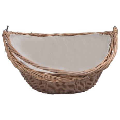 Houtmand met handvat 57x46,5x52 cm wilgenhout bruin 3