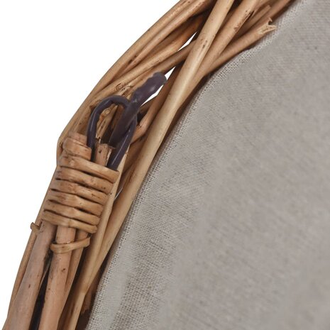 Houtmand met handvat 57x46,5x52 cm wilgenhout bruin 7