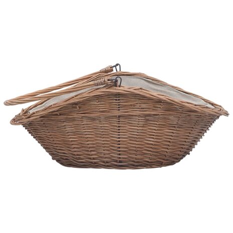 Houtmand met handvat 60x44x55 cm natuurlijk wilgenhout 5