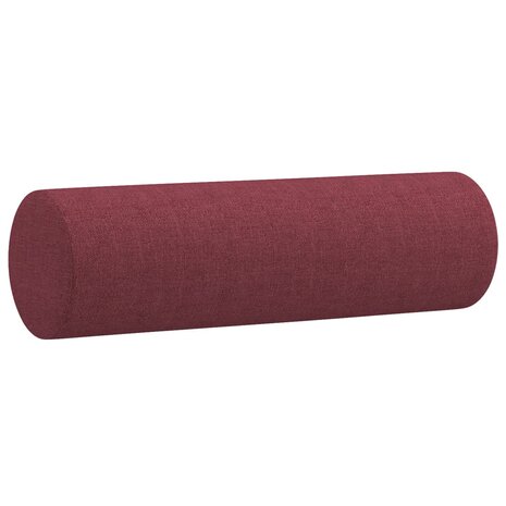 2-delige Loungeset met kussens stof wijnrood 7