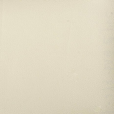 Driezitsbank met sierkussens 180 cm kunstleer crèmekleurig 7