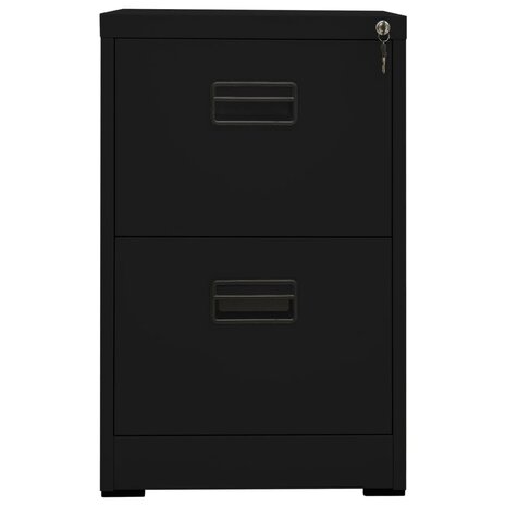 Archiefkast 46x62x72,5 cm staal zwart 2