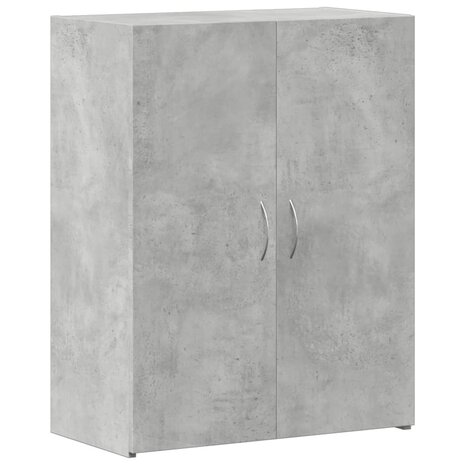 Archiefkast 60x32x77,5 cm bewerkt hout betongrijs 2