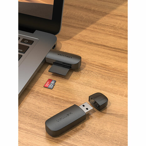 Kaartlezer Extern Vention CLFB0 Zwart 3