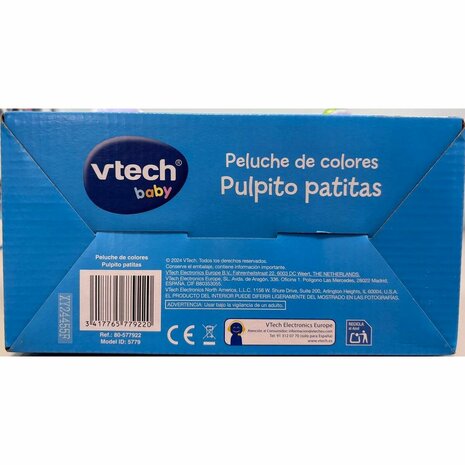 Knuffel Vtech Textiel Octopus 20,5 x 17,6 x 11 cm 7