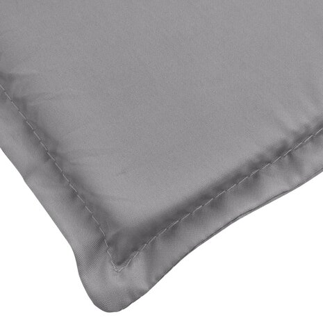 Ligbedkussen 200x70x3 cm oxford stof grijs 7