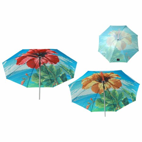 Strandparasol Ø 140 cm SPF50+ Bloem 1