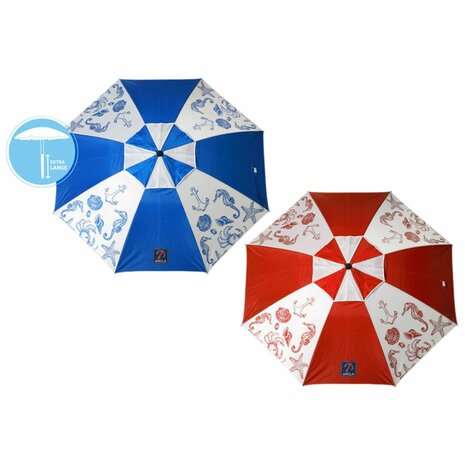 Strandparasol Ø 180 cm SPF50+ Navy 1