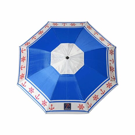Strandparasol Blauw Ø 200 cm SPF50+ Anker 1