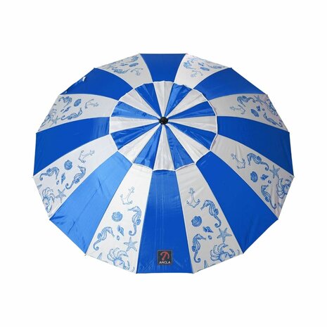 Strandparasol Blauw Ø 220 cm SPF50+ Navy 2