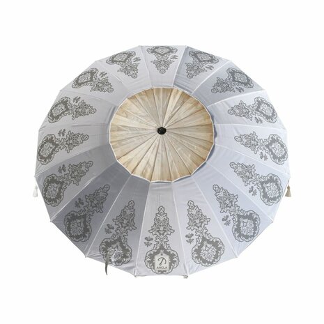 Strandparasol Wit Ø 220 cm SPF50+ Boho 1