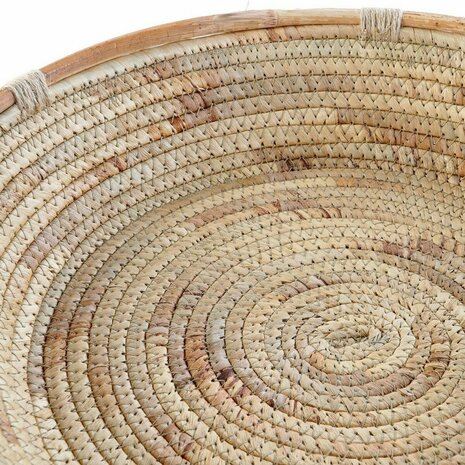Tafeldecoratie DKD Home Decor 42 x 42 x 8 cm Natuurlijk Bruin Tropisch 3