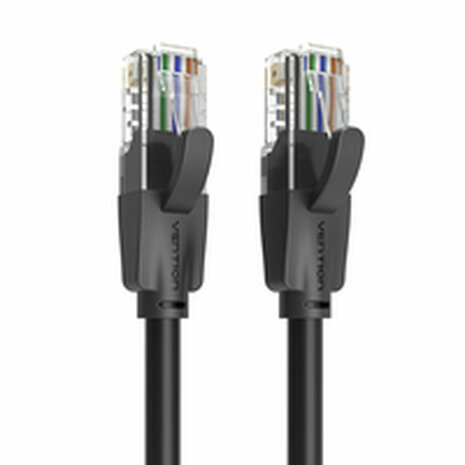 Stevige UTP-netwerkkabel Cat6 Vention IBEBL Zwart 2