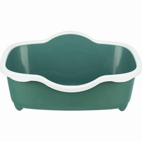 Kattenbak Trixie Davio Wit Groen Plastic 56 x 26 x 39 cm 2