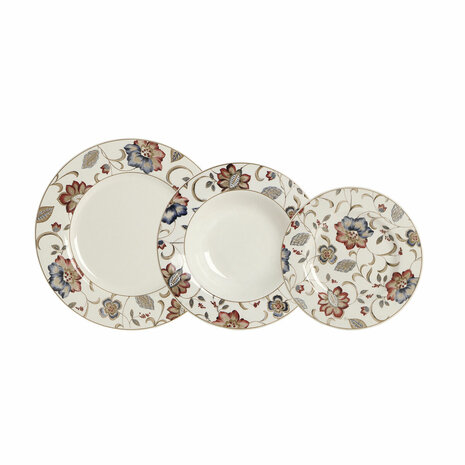 Serviesset Queen´s By Churchill Jacobean Multicolour Keramisch 12 Onderdelen 1