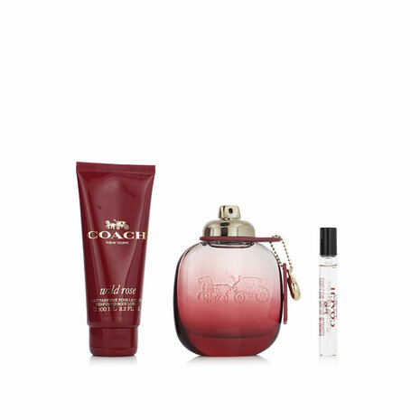 Parfumset voor Dames Coach Wild Rose EDP 3 Onderdelen 2