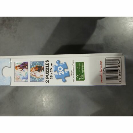 Set van 2 Puzzels Frozen 20 Onderdelen 2