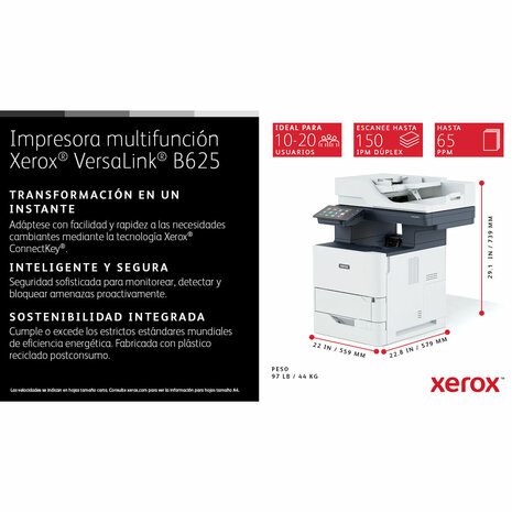 All-in-one printer Xerox B625V_DN 6