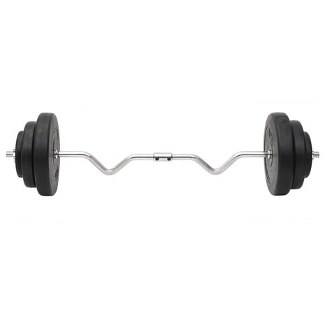 Halterset met gewichten curl 60 kg 4