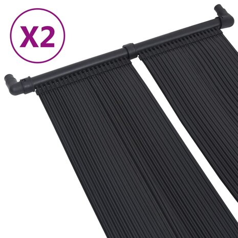 Solarverwarmingspanelen voor zwembad 2 st 80x310 cm 2