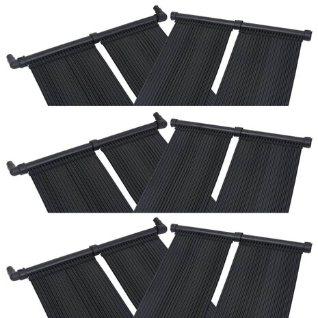 Solarverwarmingspanelen voor zwembad 6 st 80x310 cm 1