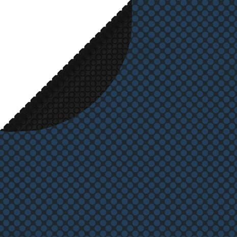 Zwembadfolie solar drijvend 300 cm PE zwart en blauw 3
