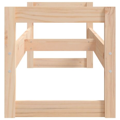 Bandenrek 120x40x40 cm massief grenenhout 7