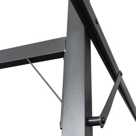 Pergola met uitschuifbaar dak 395x292x230 antracietkleurig 7