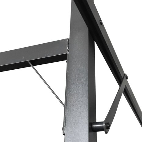 Pergola met uitschuifbaar dak 589x292x230 antracietkleurig 7